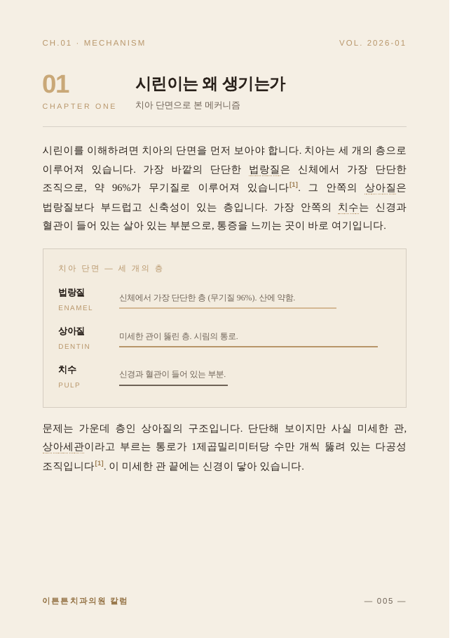 5면 1장 시린이의 메커니즘