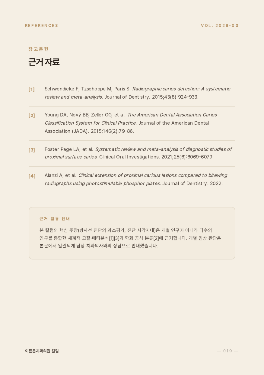19면 참고문헌